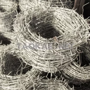 ลวดหนาม - เหล็กชุบกัลวาไนซ์ ทนสนิม