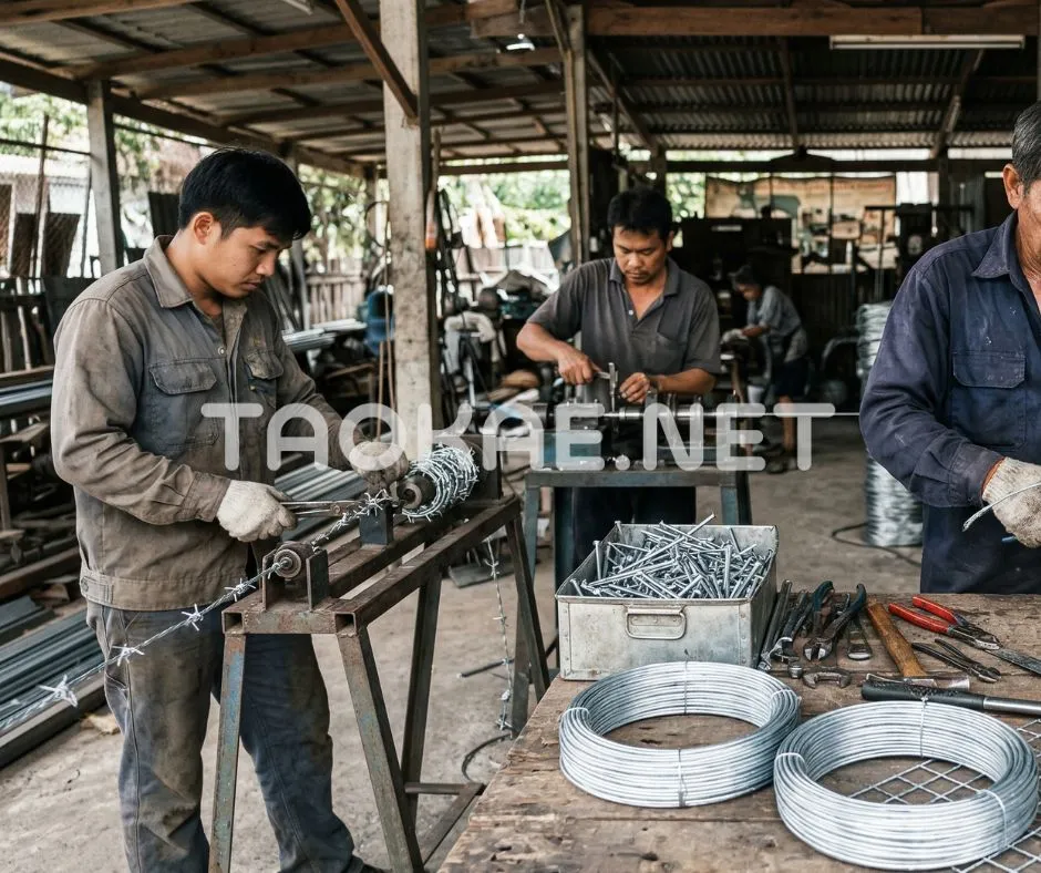 ลวดชุบสังกะสี-ใช้แปรรูปเป็นตาข่าย-ลวดหนาม