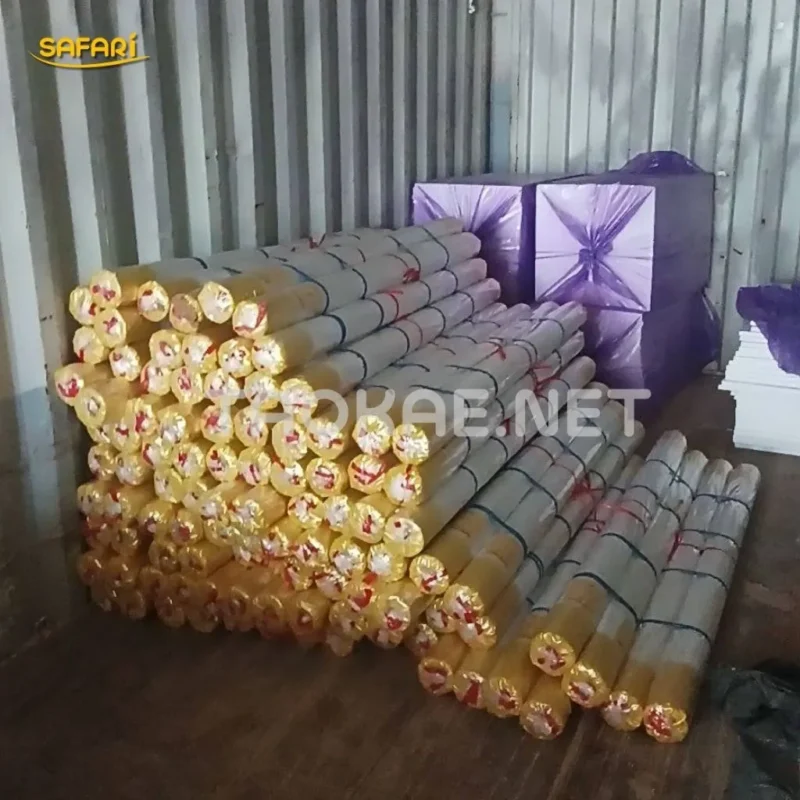 การขนส่ง พลาสติกปูบ่อ SAFARI