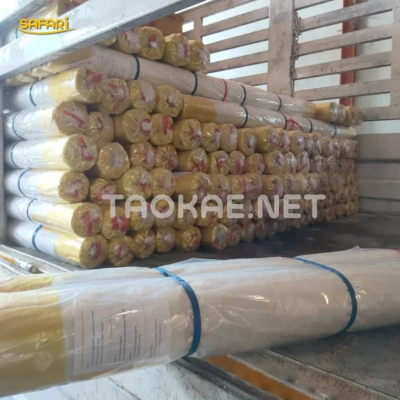 การขนส่ง พลาสติกปูบ่อ SAFARI