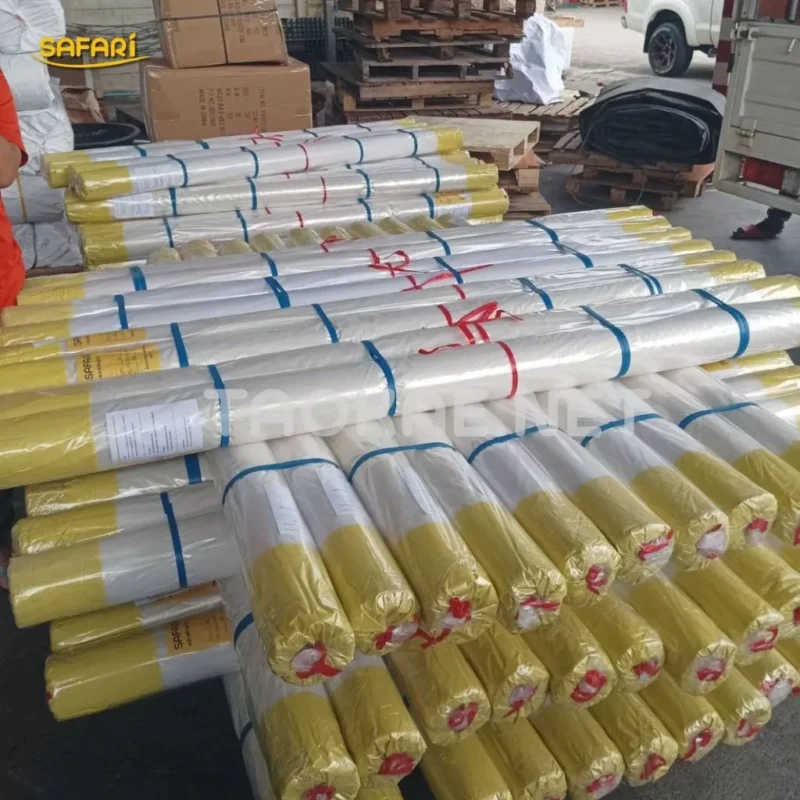 การขนส่ง พลาสติกปูบ่อ SAFARI