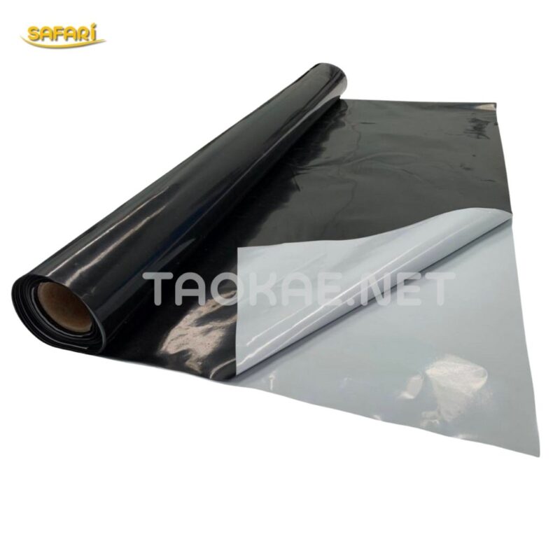 พลาสติกปูบ่อ สีดำ - เงิน