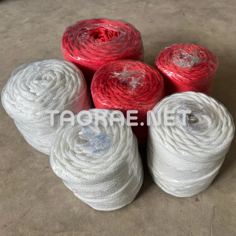เชือกกลมสีขาว-สีแดง - ลายน้ำใหม่