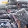 ผ้าเย็บวนสีขาวขนาด 10x10 นิ้ว ถุง 25kg