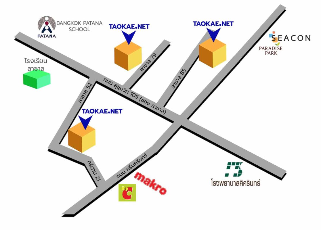 แผนที่ taokae