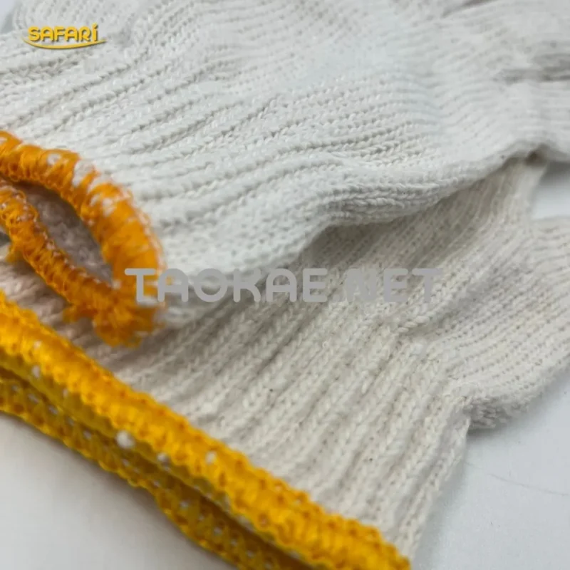 ถุงมือผ้าทอ แบรนด์ SAFARI เนื้อผ้านุ่มแน่น