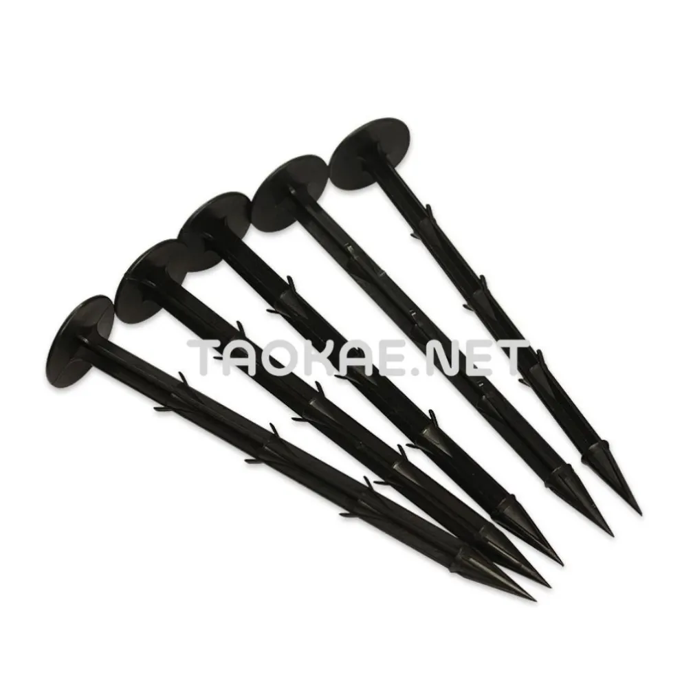 หมุดยึดพลาสติกคลุมหญ้า ทรงตะปู