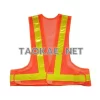 เสื้อสะท้อนแสง คอวี สีส้ม