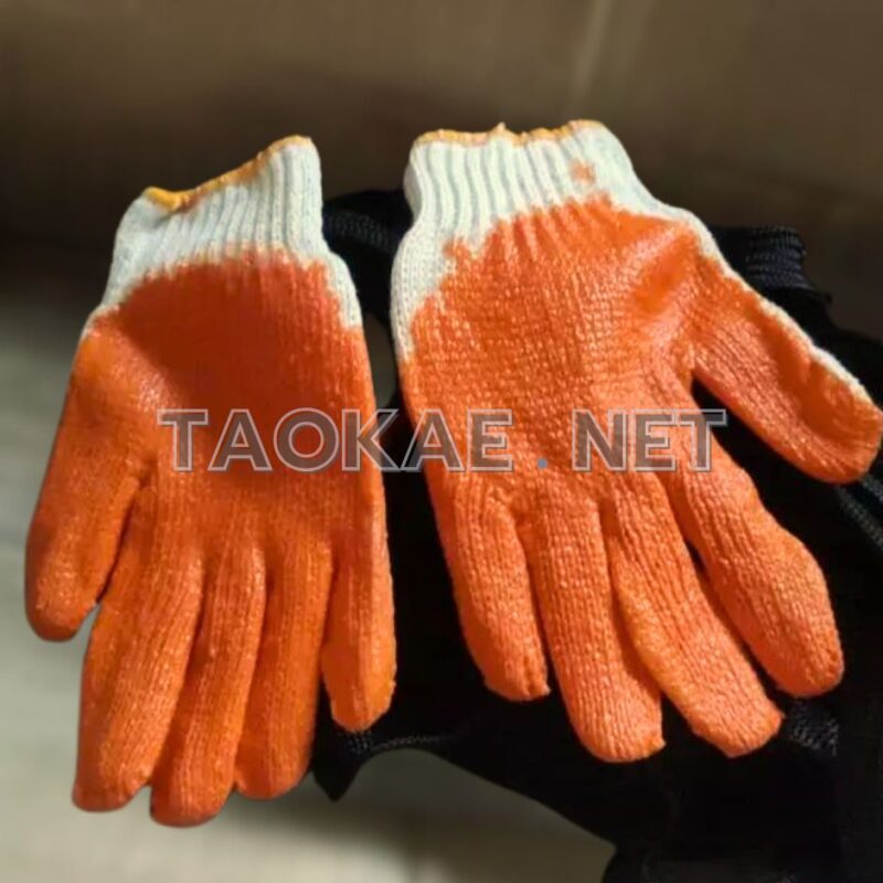 ถุงมือผ้าเคลือบยางพารา-6