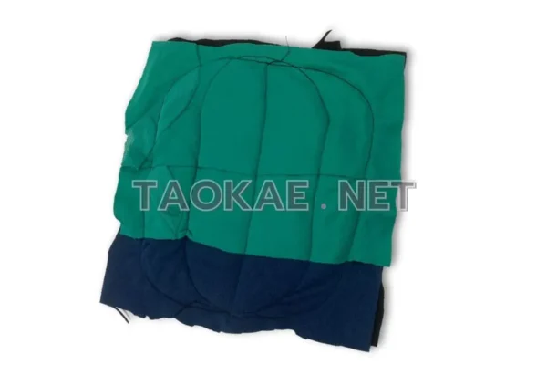 Assorted colored scraps of cloth