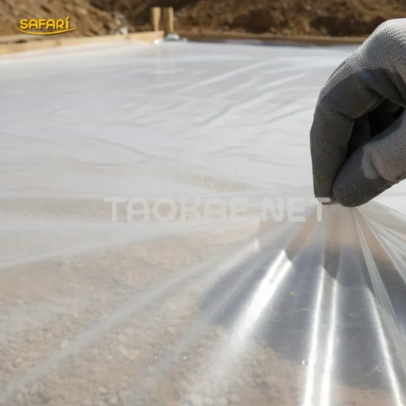 ปูพื้นก่อนเทคอนกรีต เนื้อเหนียว