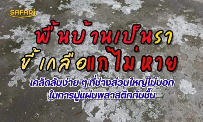 ปูพื้นไม่เป็นรา