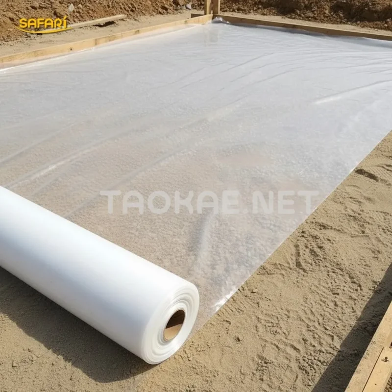 ปูพื้นก่อนเทคอนกรีต