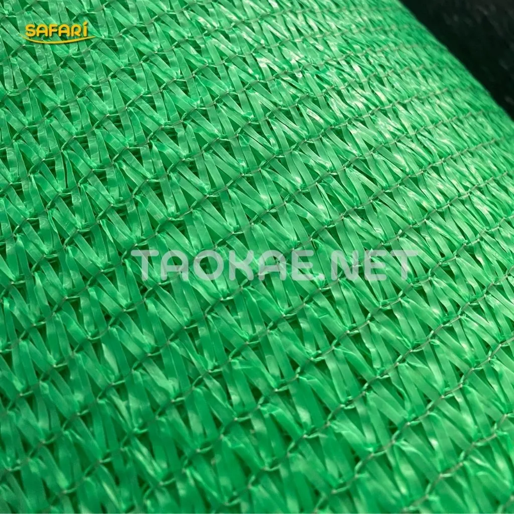 สแลนถักไขว้-สีเขียว