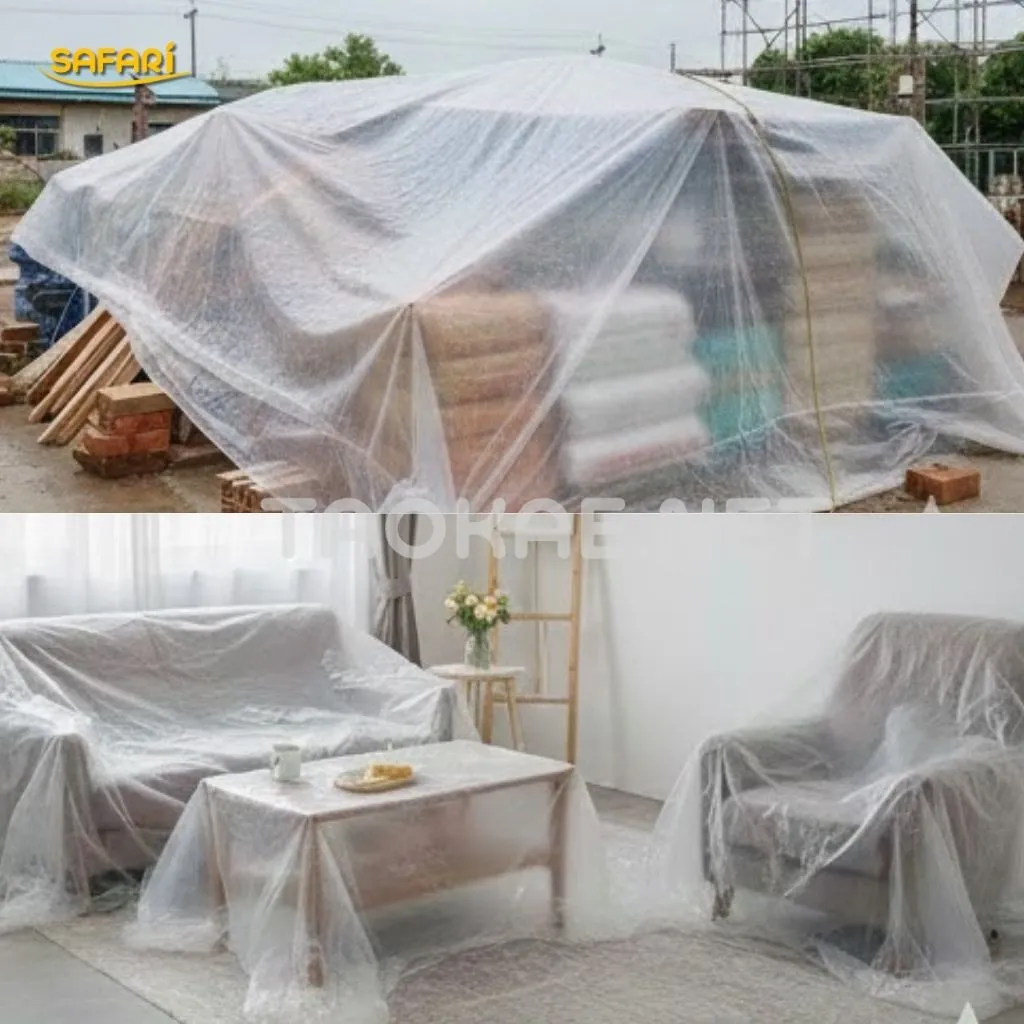 แผ่นพลาสติก PE คลุมของ