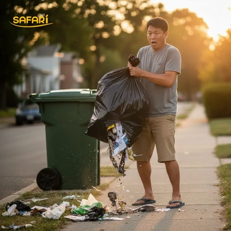 ถุงขยะขาด กลิ่นเหม็น น้ำรั่ว! 5 ปัญหาสุดอี๋ที่แก้ได้ด้วย "ถุงขยะราคาโรงงาน" คุณภาพสูง