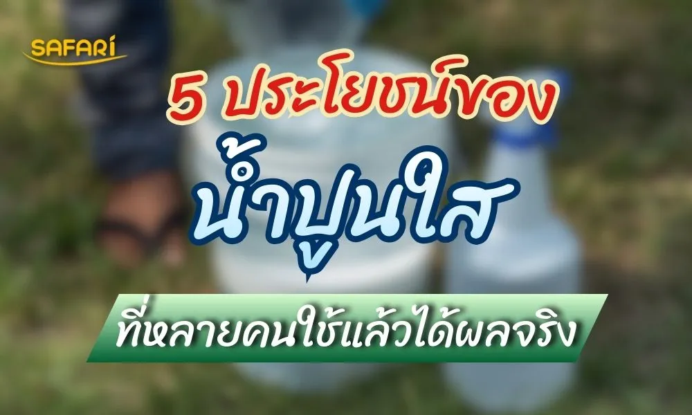 5 ประโยชน์ของน้ำปูนใส ที่หลายคนใช้แล้วได้ผลจริง