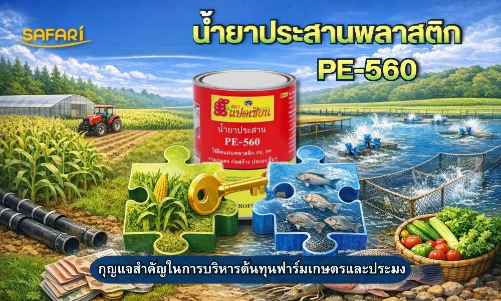 น้ำยาประสานพลาสติก PE-560