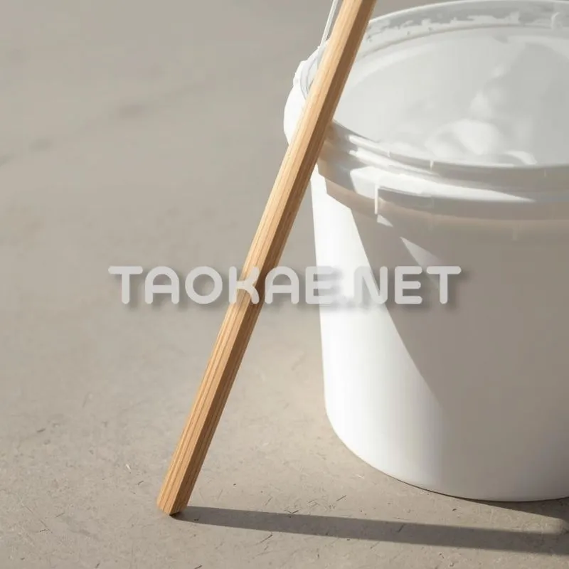 อุปกรณ์ผสมสีน้ำปูน - ไม้คน