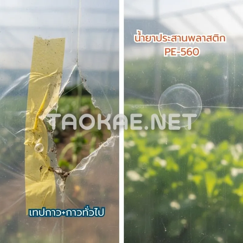 วิธีซ่อมโรงเรือนพลาสติก