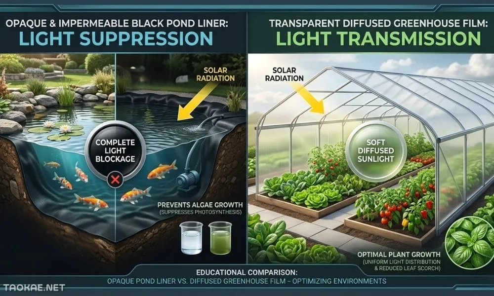 พลาสติกปูบ่อ vs พลาสติกโรงเรือน-1