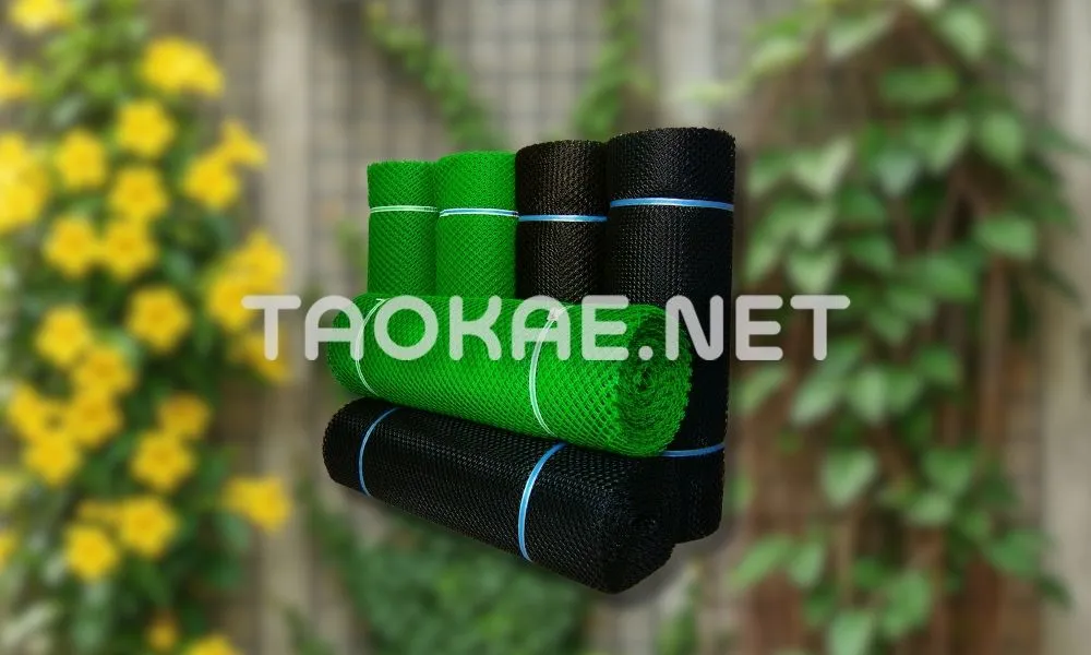 ตาข่ายพลาสติก - รั้วไม้เลื่อย4