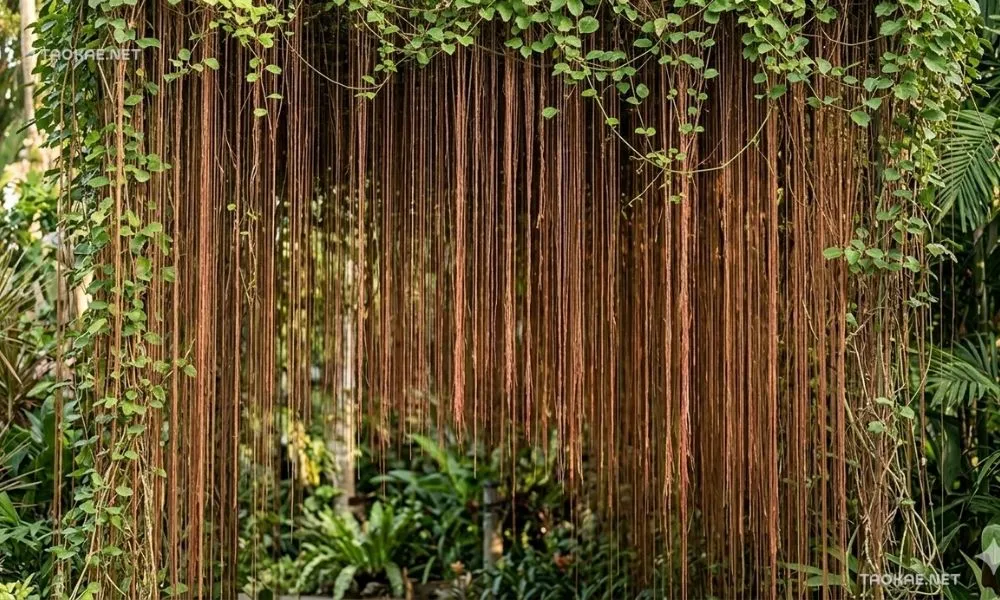 ม่านบาหลี - ตาข่ายพลาสติก