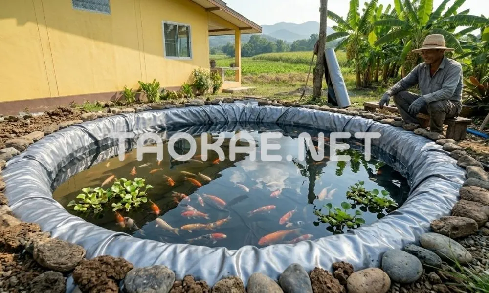 พลาสติกปูบ่อสีดำเงิน-3