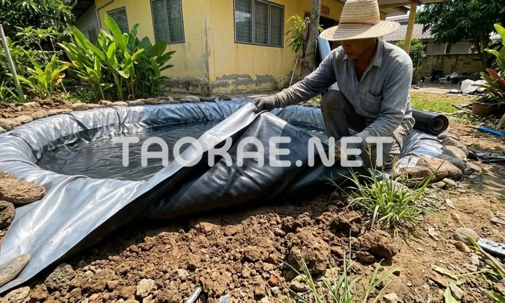 พลาสติกปูบ่อสีดำเงิน-2