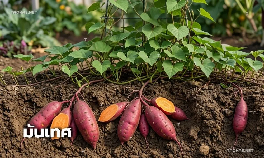 มันเทศ-พืชทนแล้ง