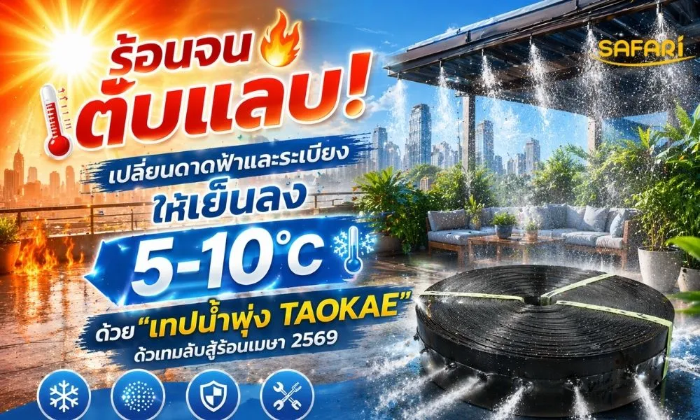 ลดความร้อนดาดฟ้า
