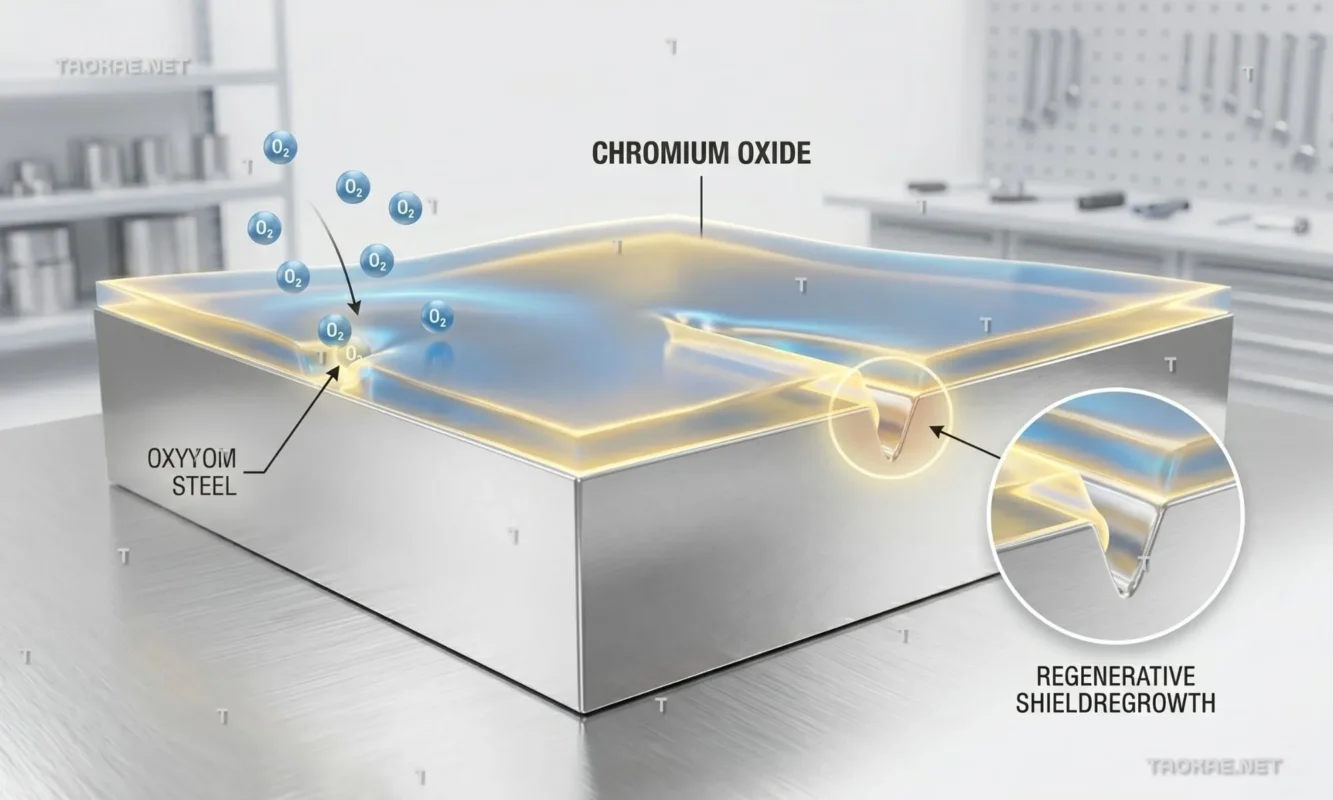Chromium Oxide เกราะที่สร้างตัวเองโดยอัตโนมัติ